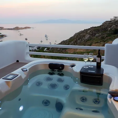 Camelia 1 - Psarou View - Private Pool And Jacuzzi * 프사로우