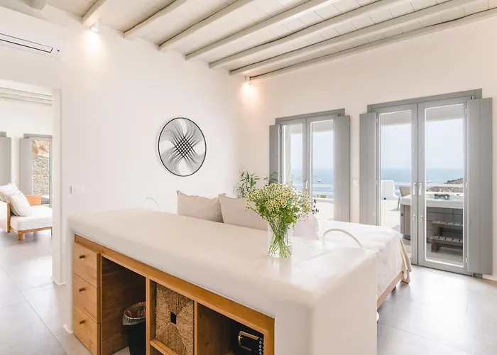 ヴィラ Camelia 1 - Psarou View - Private Pool And Jacuzzi