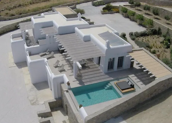 Camelia 1 - Psarou View - Private Pool And Jacuzzi * プサロウ